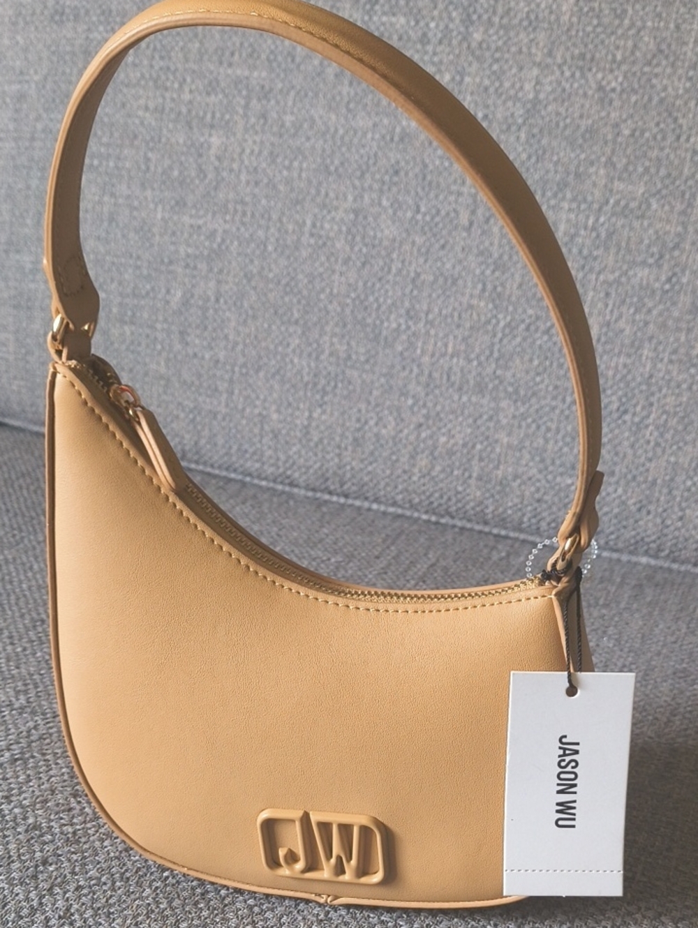 Jason Wu Beige/Tan Crescent Shoulder Bag